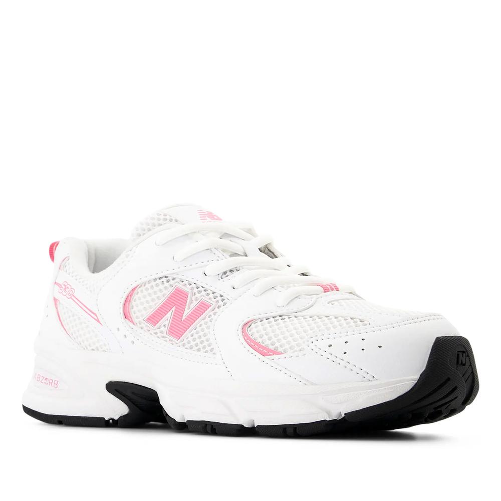 Detské topánky New Balance GR530CL - biele