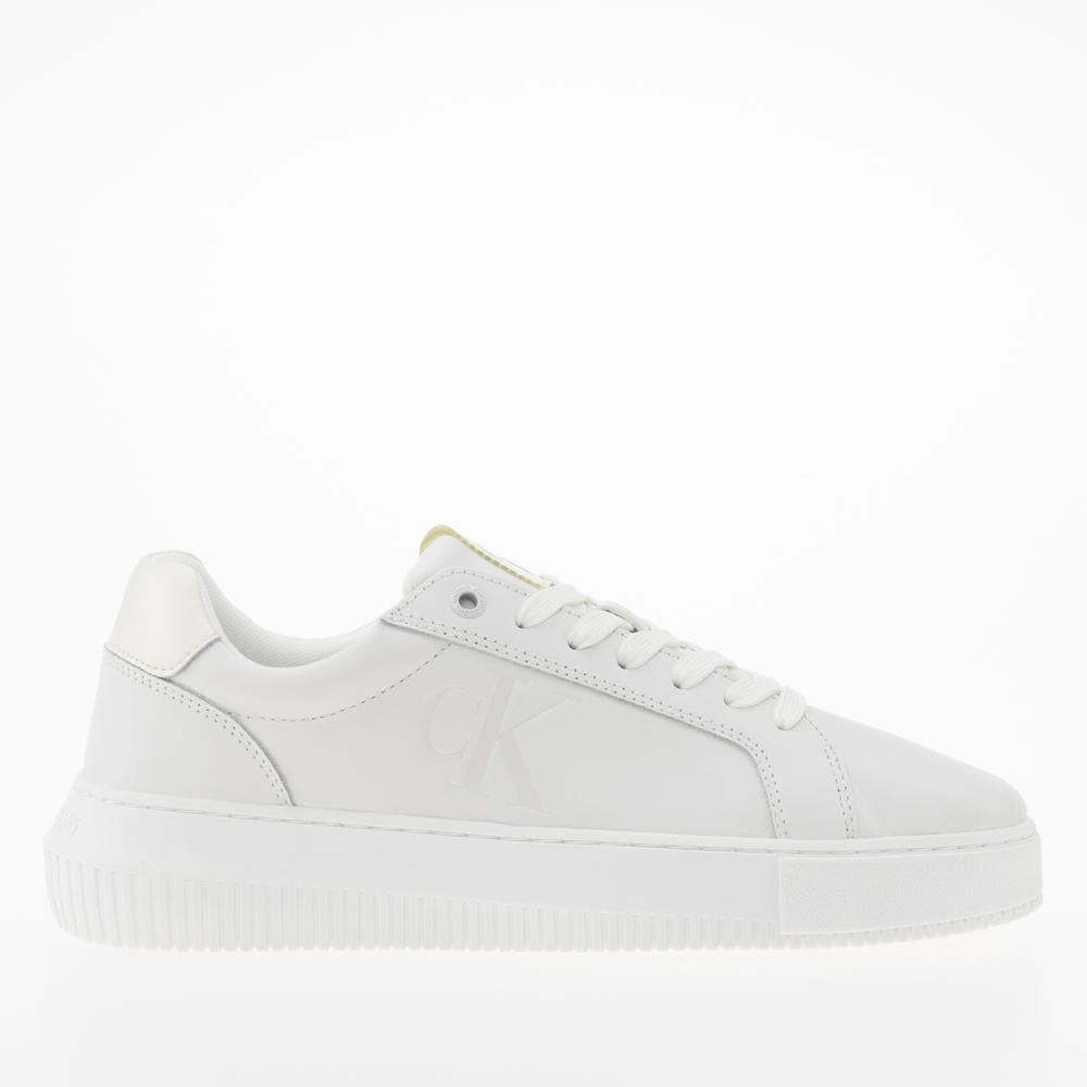 Topánky Calvin Klein Chunky Cupsole Laceup Lth Wn YW0YW01202-01T - biele