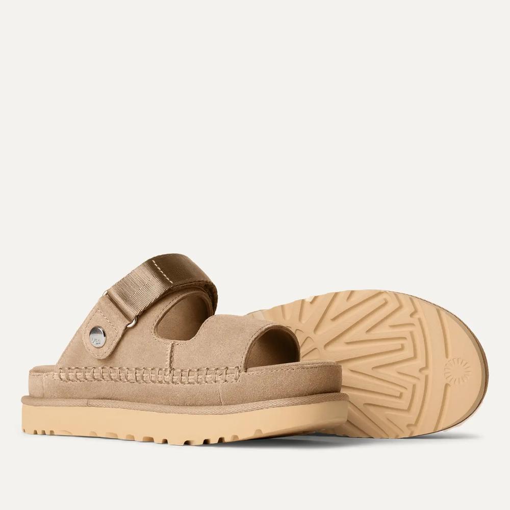 Sandále dámske Ugg Goldenstar Glide 1167399-SAN - béžové