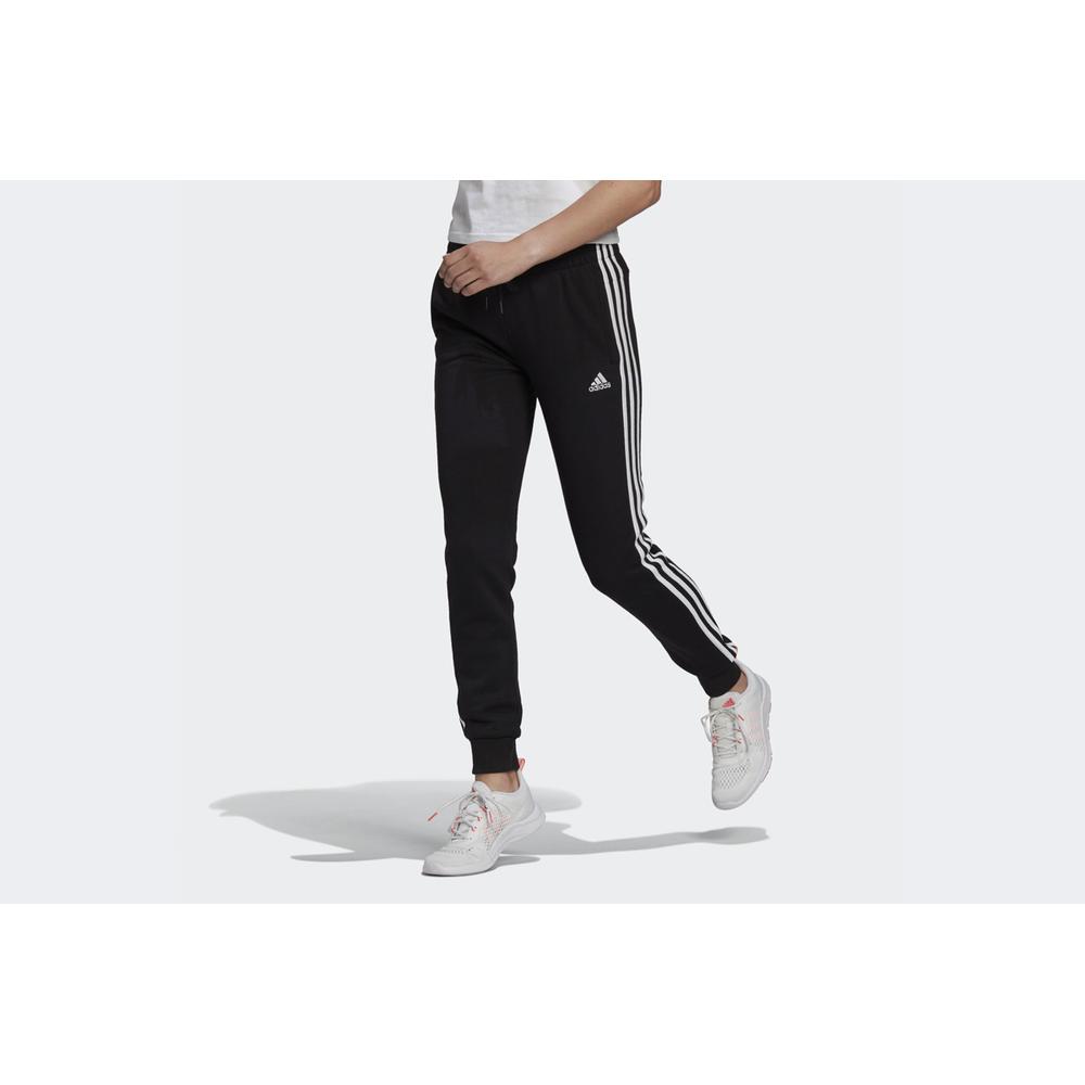 Nohavice adidas Essentials French Terry 3-Stripes GM8733 - čierne