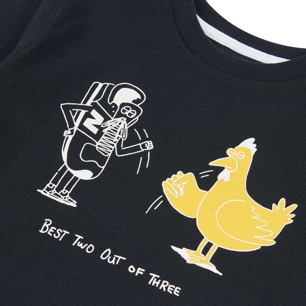 Tričko detské New Balance LAKB0257BK - čierne