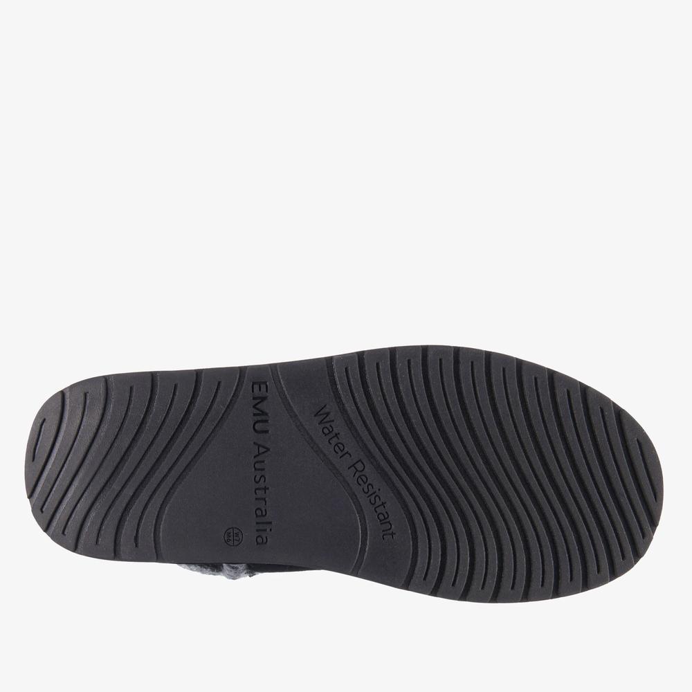 Topánky Emu Australia Stinger Knit Flatform W13143BLAK - čierne
