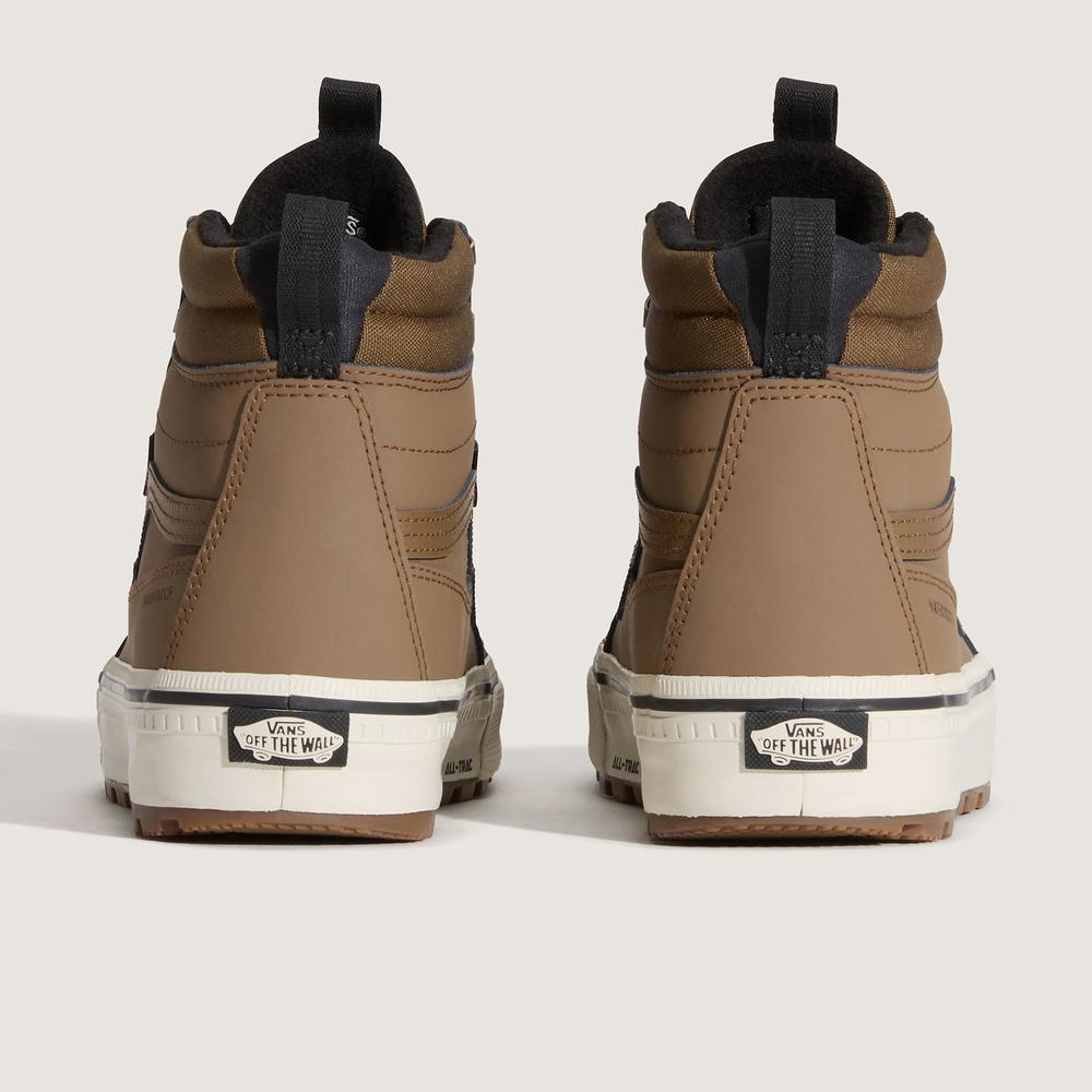 Dámske topánky Vans SK8-Hi Waterproof VN000DAQ91K1 - hnedé