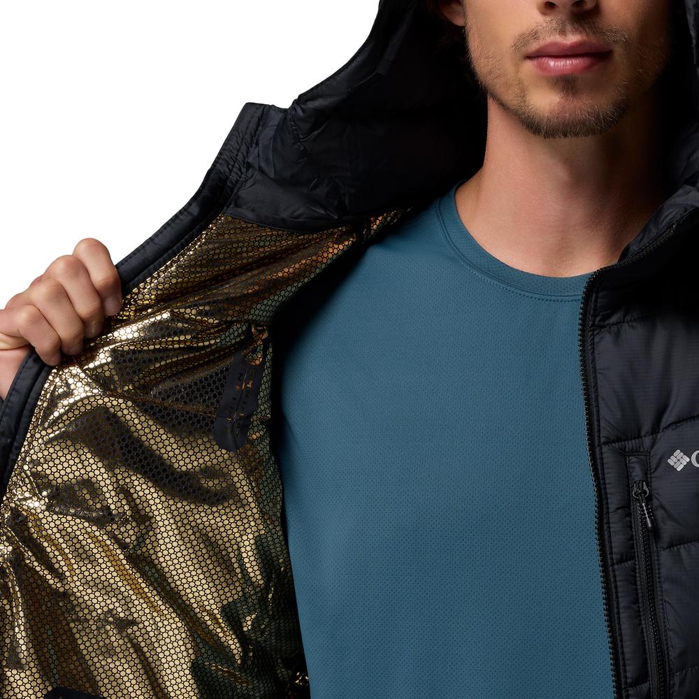 Mužský bunda Columbia Labyrinth Loop II Insulated Hooded 2085294010 - čierne