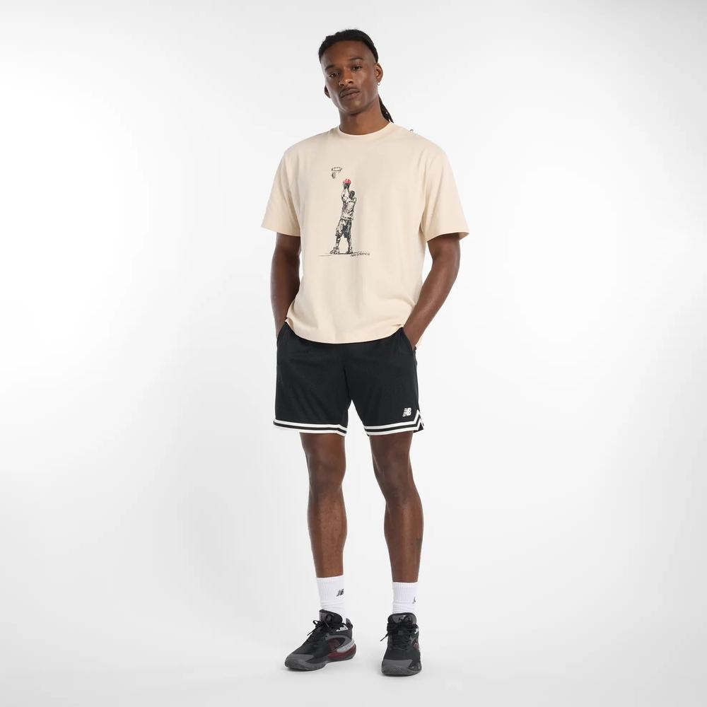 Pánske tričko New Balance MT53611BIS - béžové