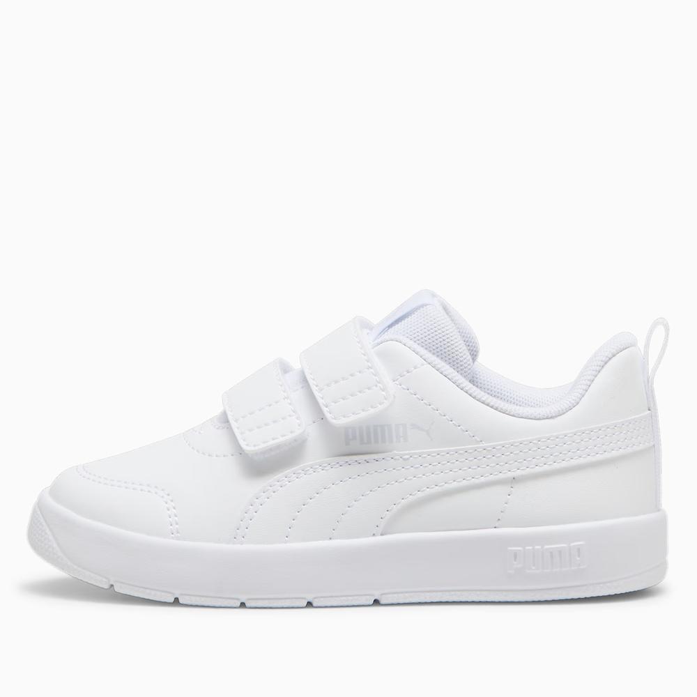 Detské topánky Puma Courtflex V3 V PS 39764202 - biele