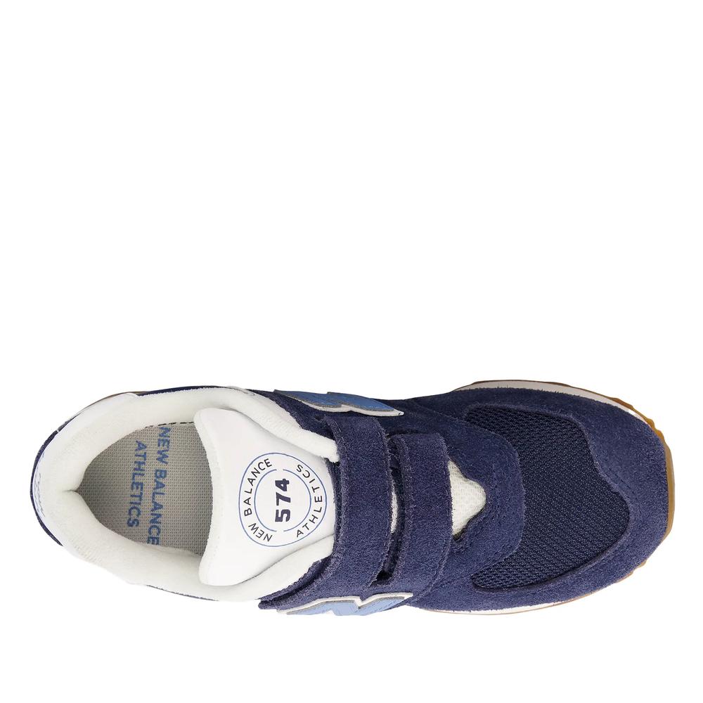 Detské topánky New Balance PV574CU1 - tmavomodré