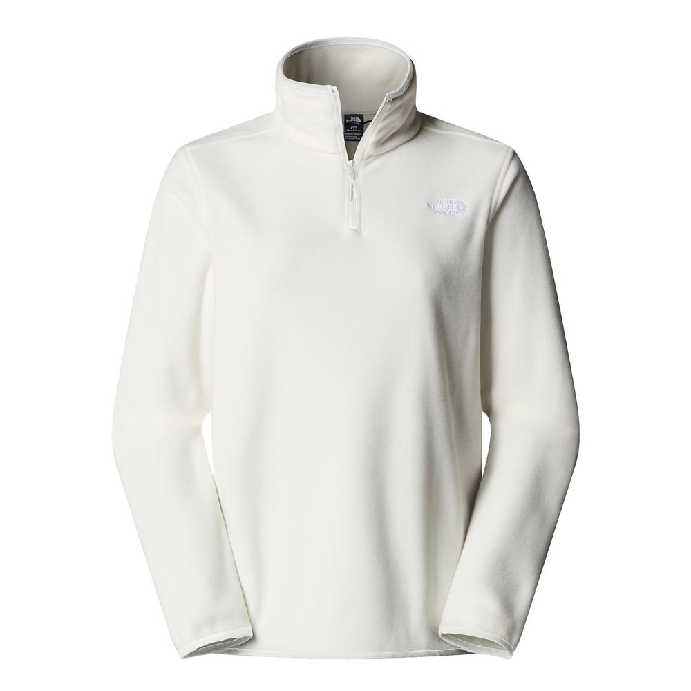 Blúza The North Face 100 Glacier 1/4 Zip Fleece 0A8D2JQLI1 - biele