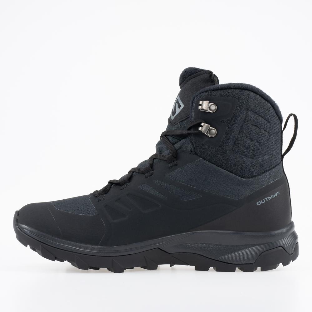 Topánky Salomon Outblast Thinsulate Climasalomon Waterproof L40795000 - čierne