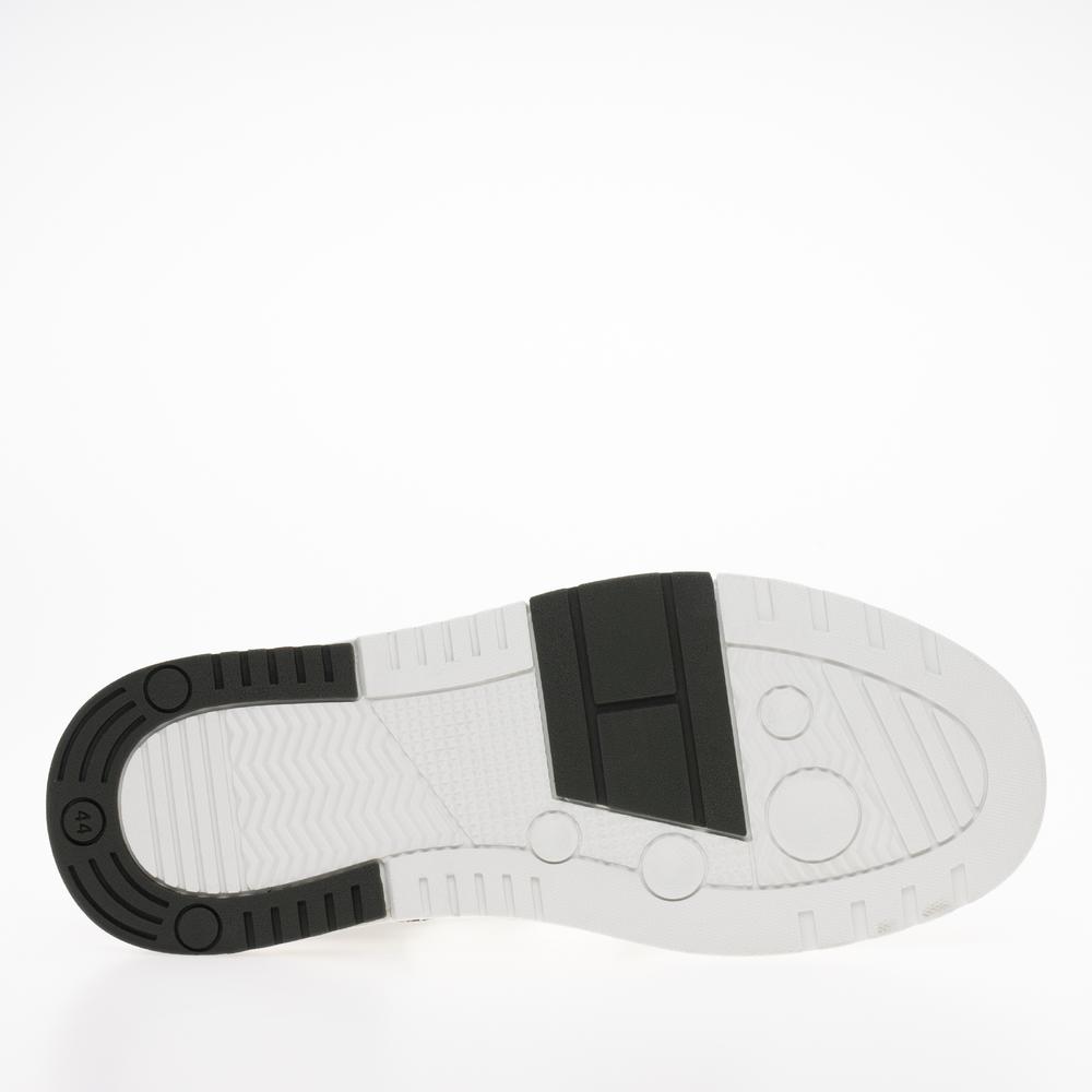Topánky Tommy Jeans TJM Leather Cupsole 2.0 EM0EM01283-0K4 - biele