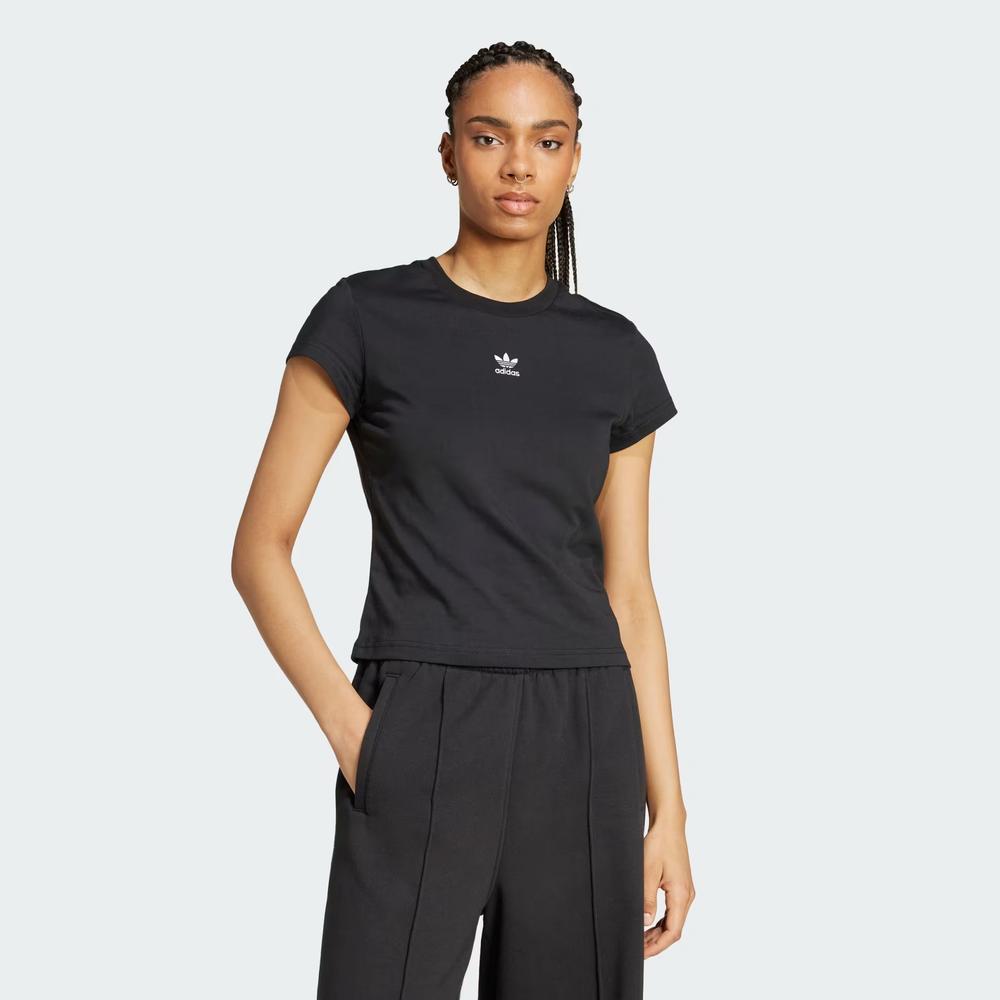 Tričko adidas Essentials Slim IW5707 - čierne