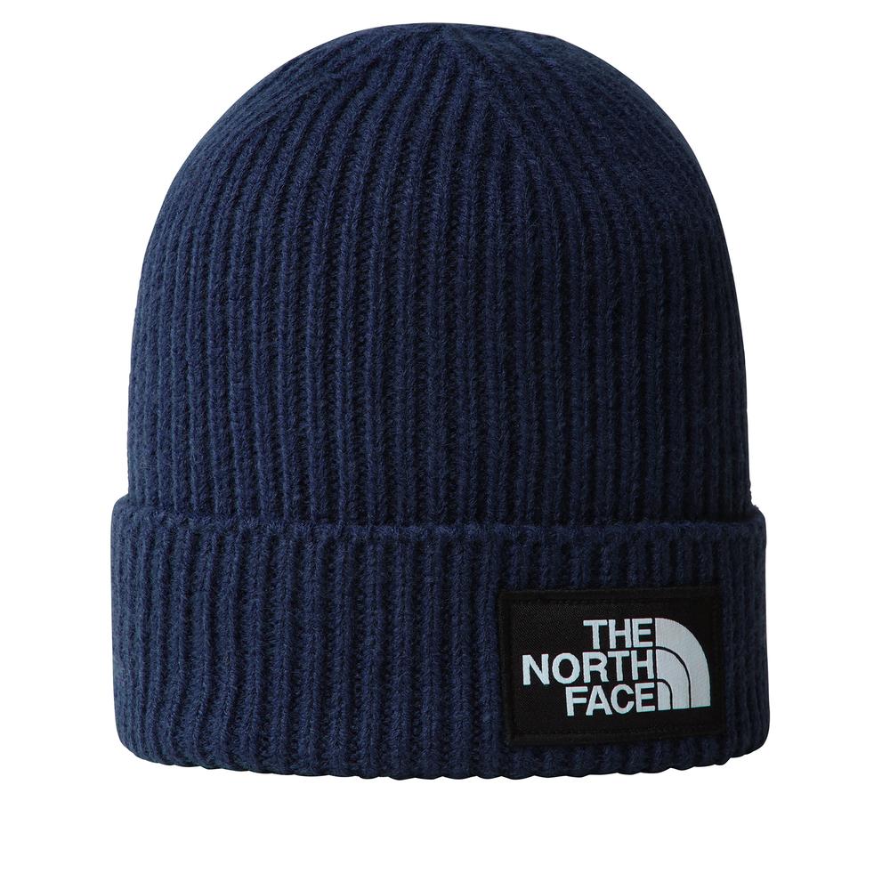 Zimná čiapka The North Face Logo Box Beanie 0A3FJX8K21 - tmavomodré