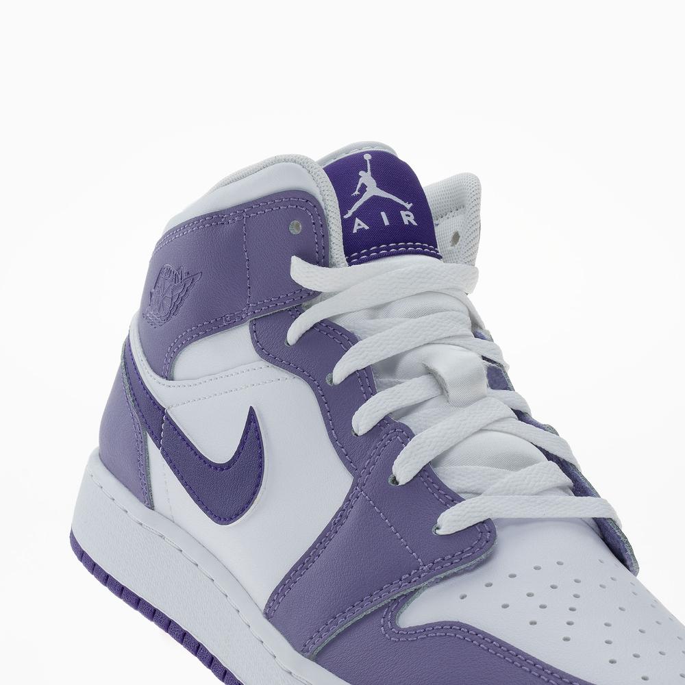 Detské topánky Nike Air Jordan 1 Mid DQ8423-500 - fialové