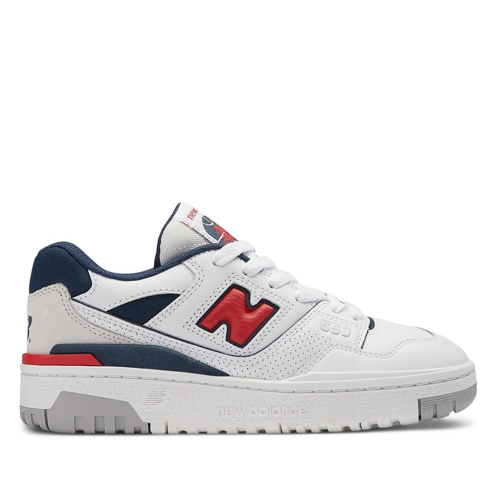 Detské topánky New Balance GSB550ED - biele