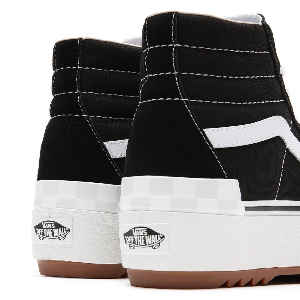 Topánky Vans Sk8-Hi Stacked VN0A4BTW5ZN1 - čierne