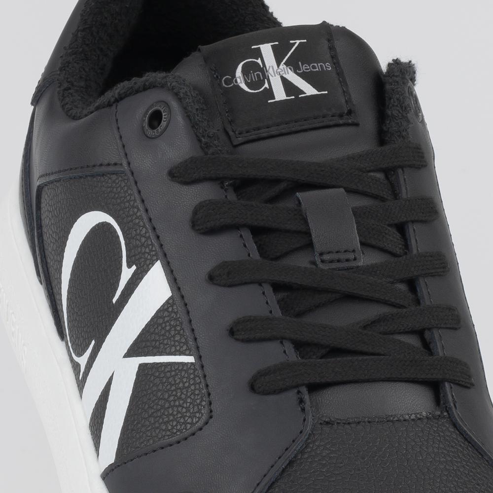 Topánky Calvin Klein Casual Cupsole Lth-Pu Mono YM0YM00573-0GJ - čierne