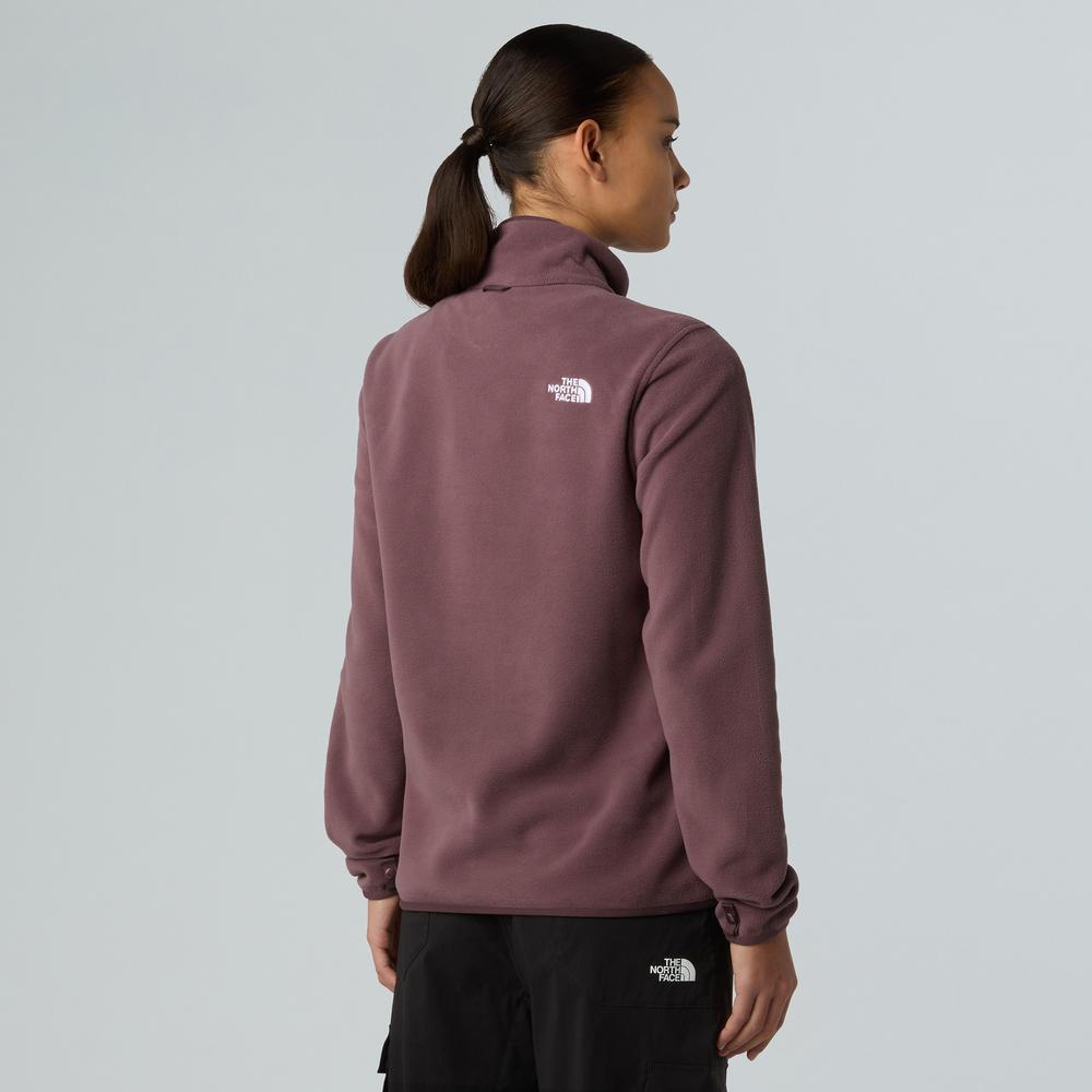 Dámská blúza The North Face 100 Glacier Full-Zip Fleece 0A8D2FBQ71 - bordóvé