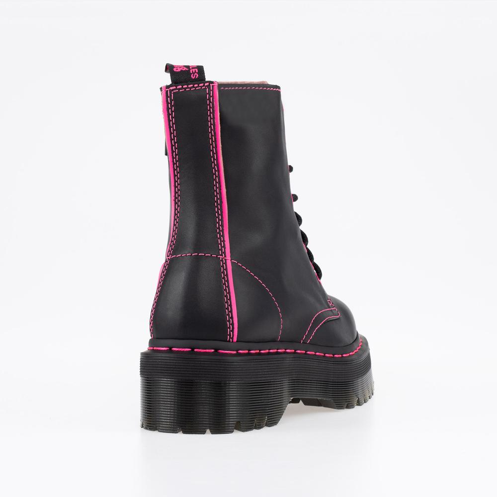 Topánky Dr. Martens Jadon II Neon Star Leather Platform 27617001 - čierne