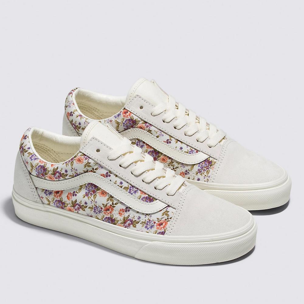 Topánky Vans Old Skool Vintage Floral Mar VN0007NTFS81 - viacfarebné