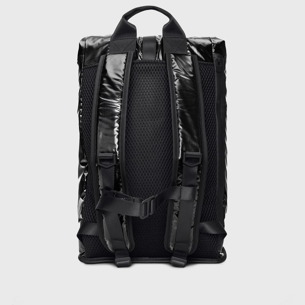 Ruksak Rains Sibu Rolltop 14770-01 - čierne