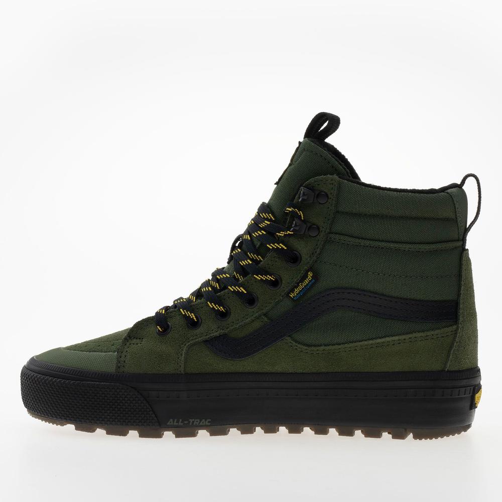 Pánske topánky Vans SK8-Hi Waterproof Insulated VN000DAQ2031 - zelené