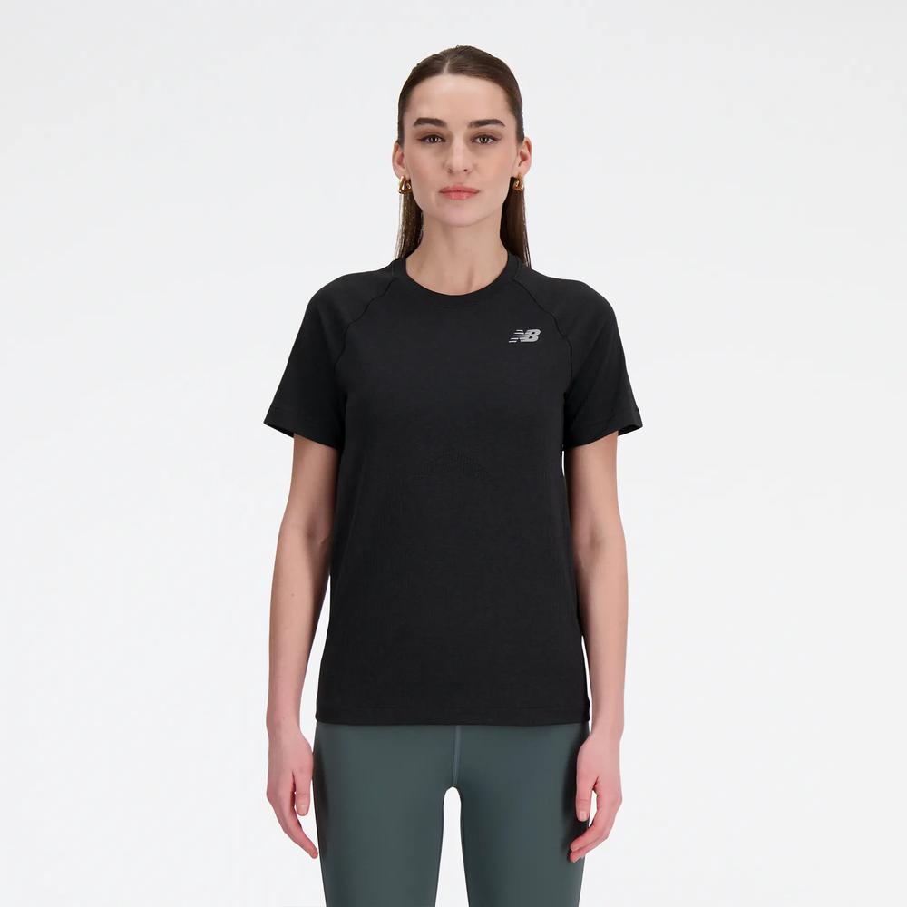 Dámske tričko New Balance WT41123BKH - čierne