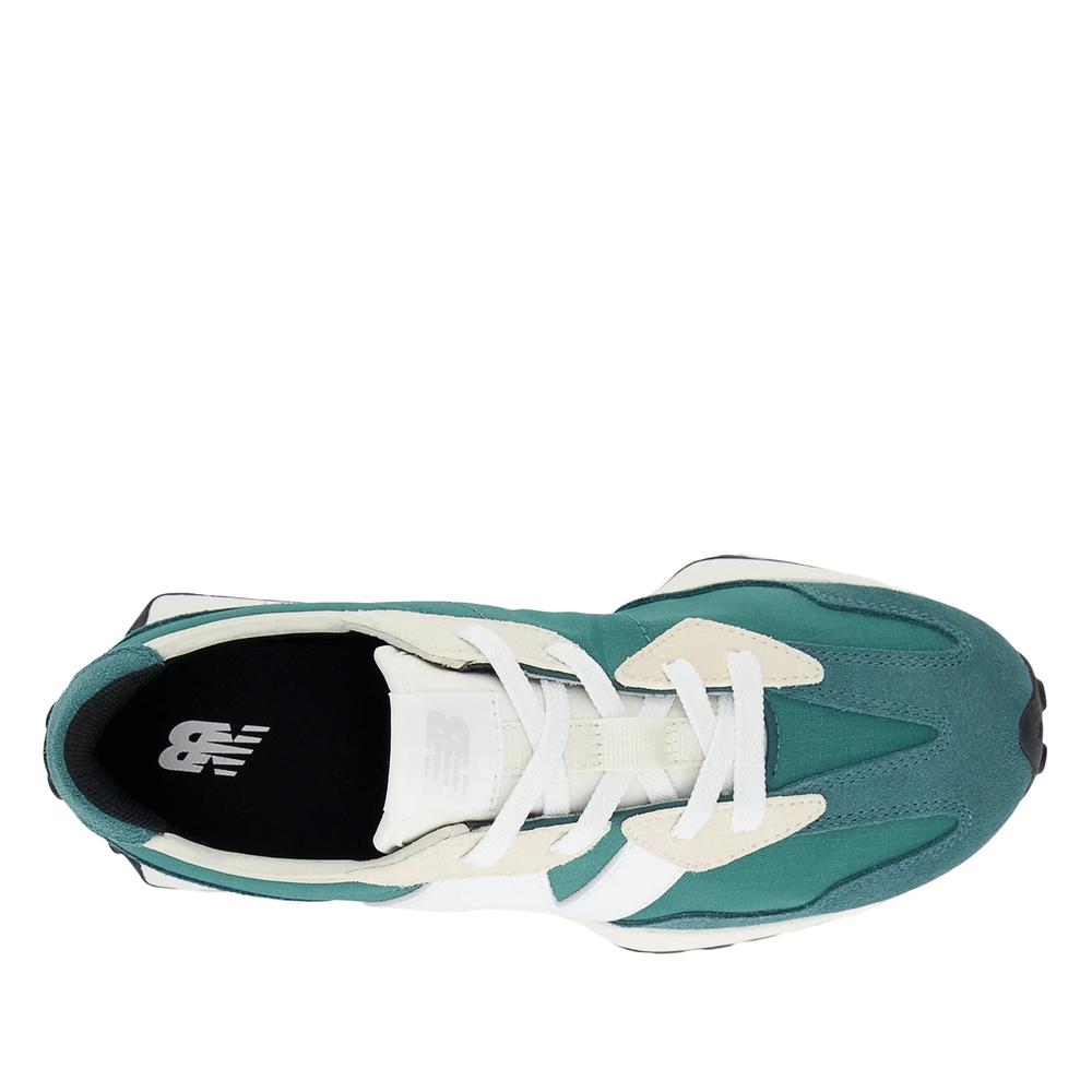 Detské topánky New Balance GS327BD - zelené