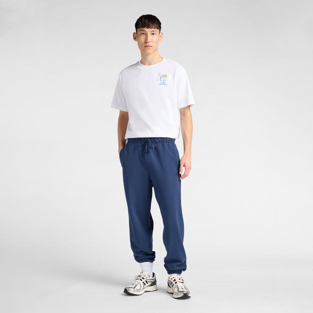 Pánske tričko New Balance MT61I5BMWT - biele