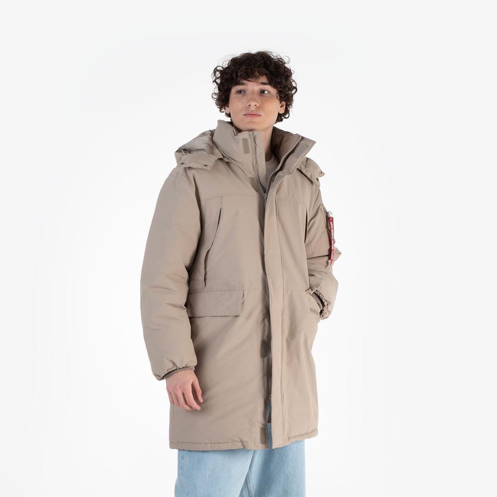 Bunda Alpha Industries Puffer Parka 148124142 - béžové