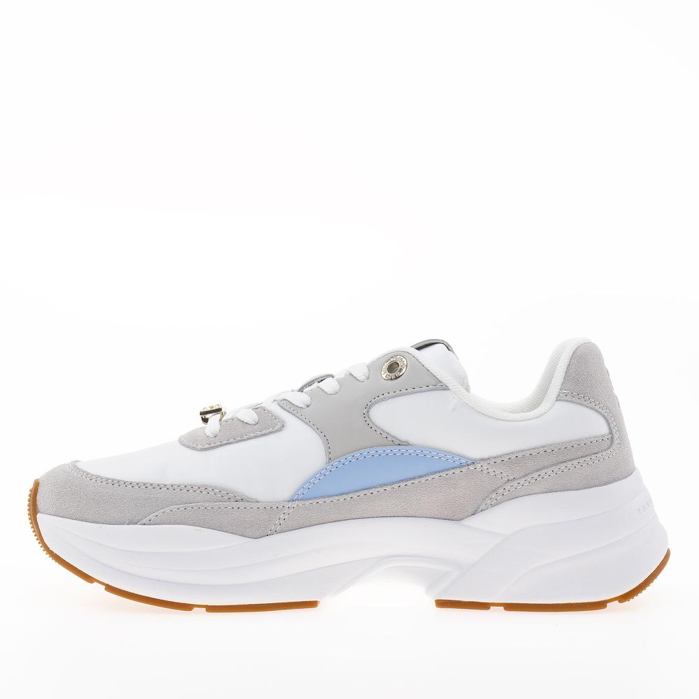 Topánky Tommy Hilfiger Chunky Feminine Runner Hardware FW0FW07703-PQT - biele