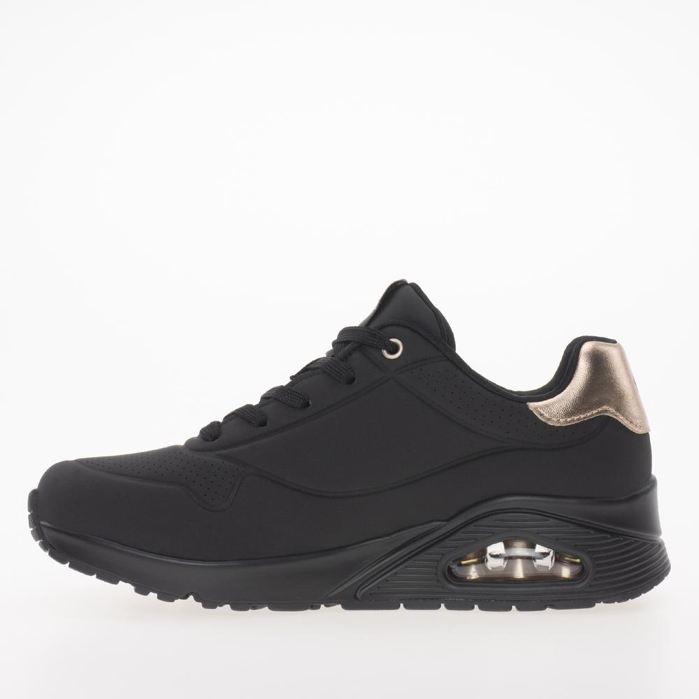 Topánky dámske Skechers Uno Golden Air 177094BBK - čierne