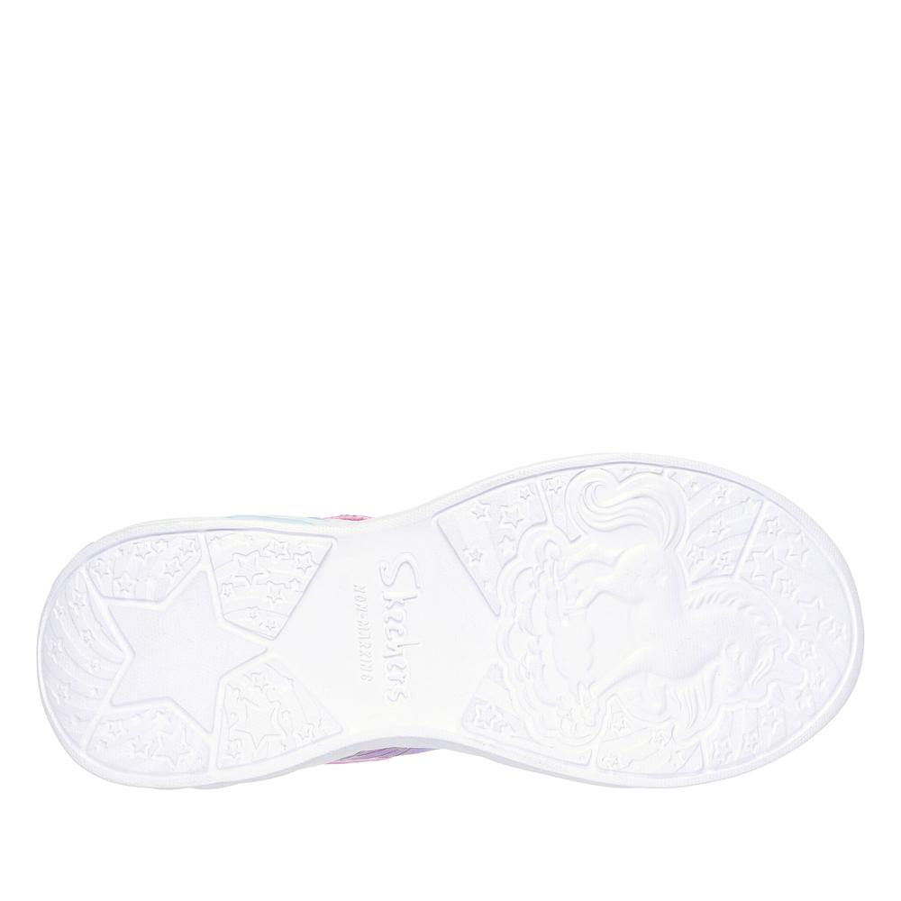 Topánky Skechers S Lights Unicorn Dreams Wishful Magic 302299LPKTQ - viacfarebné