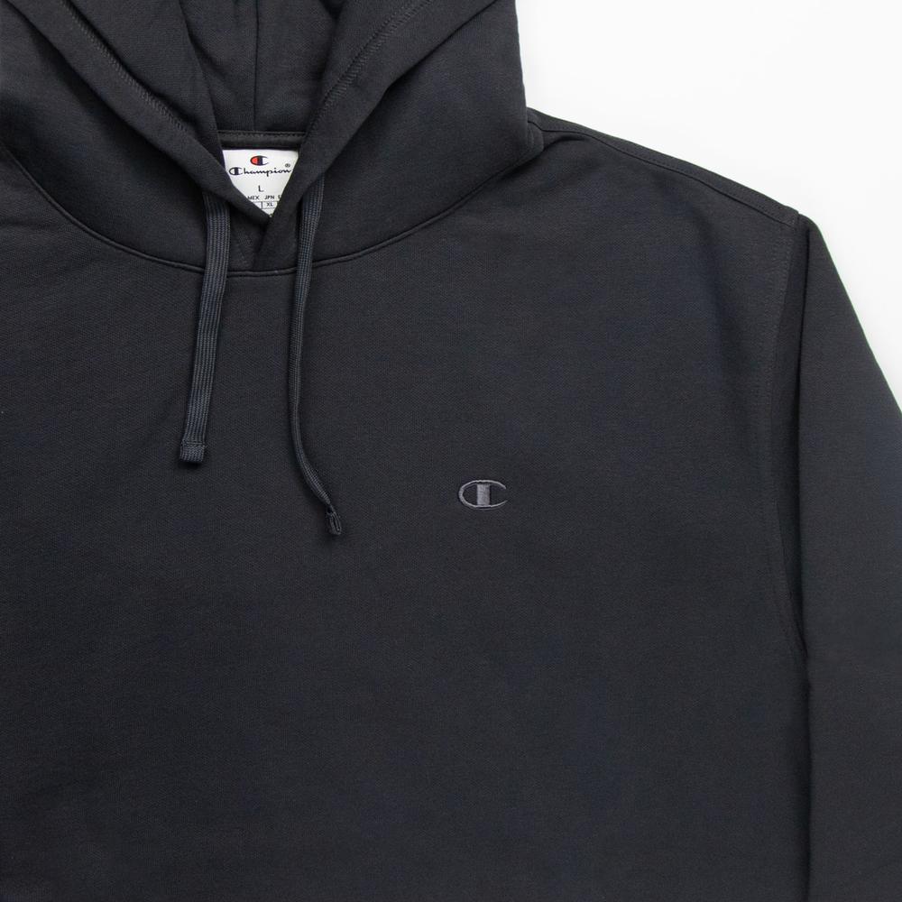 Blúza Champion Tonal Logo Fleece Erkek Siyah Hoodie 220274-ES503 - šedý