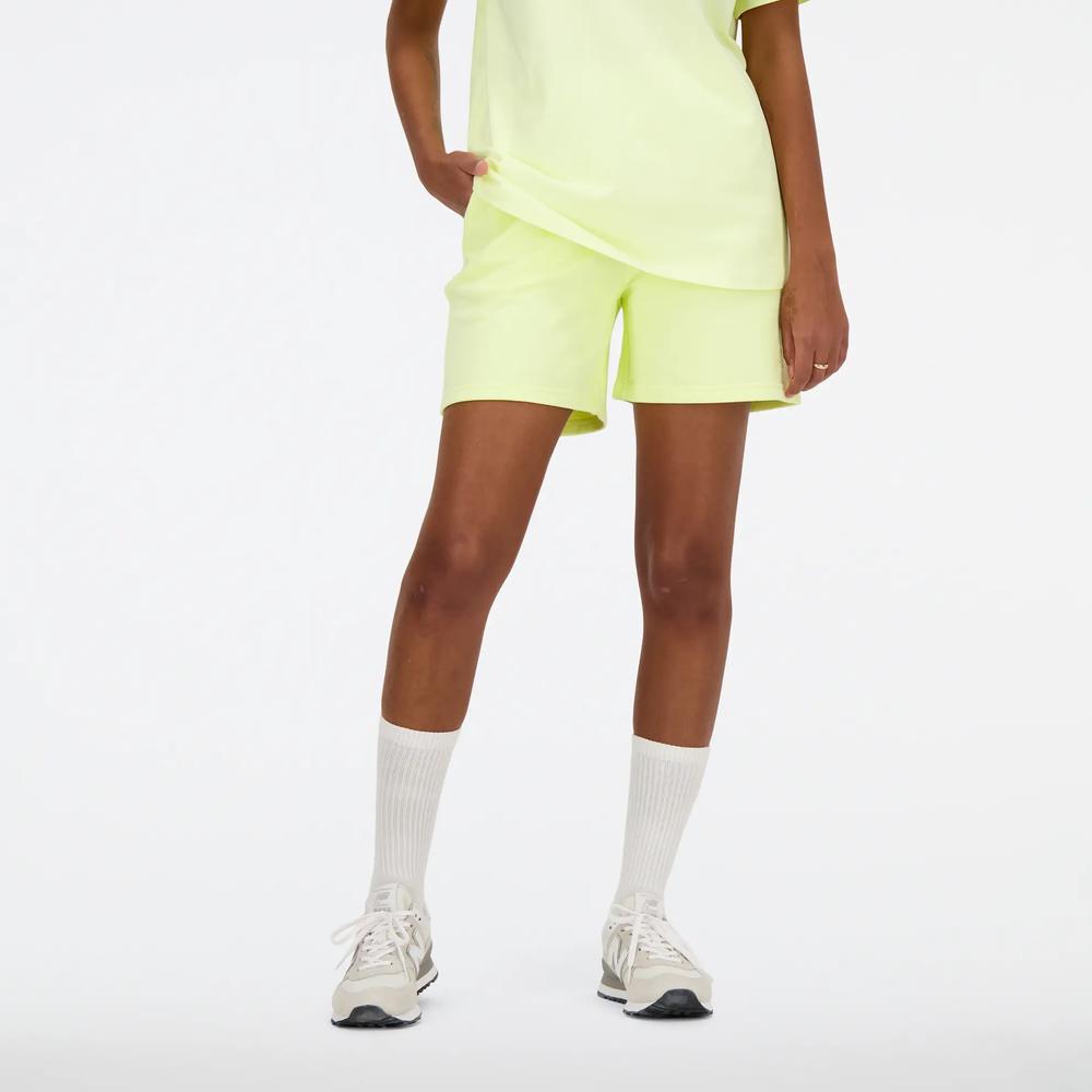 Dámske šortky New Balance WS41508LLT - zelené