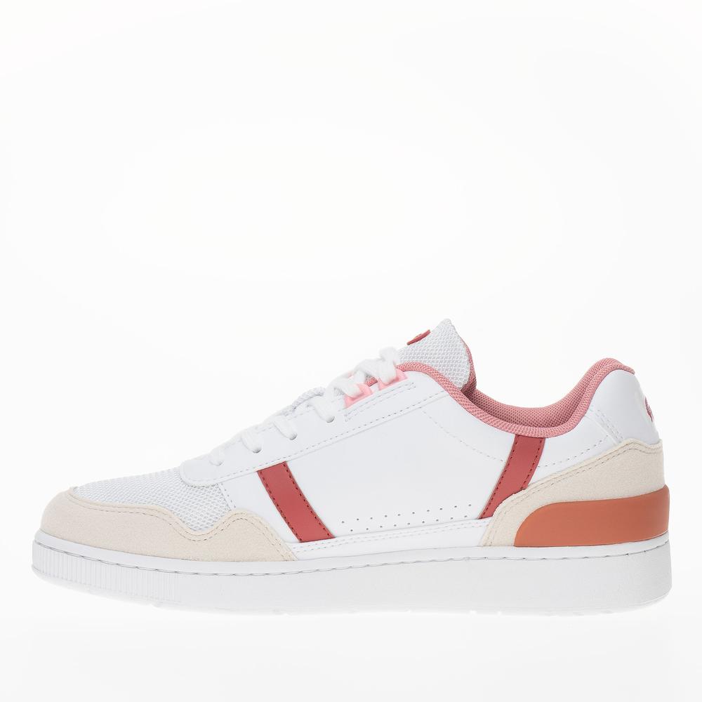 Topánky Lacoste T-Clip 124 6 SUJ 747SUJ0015-B53 - biele
