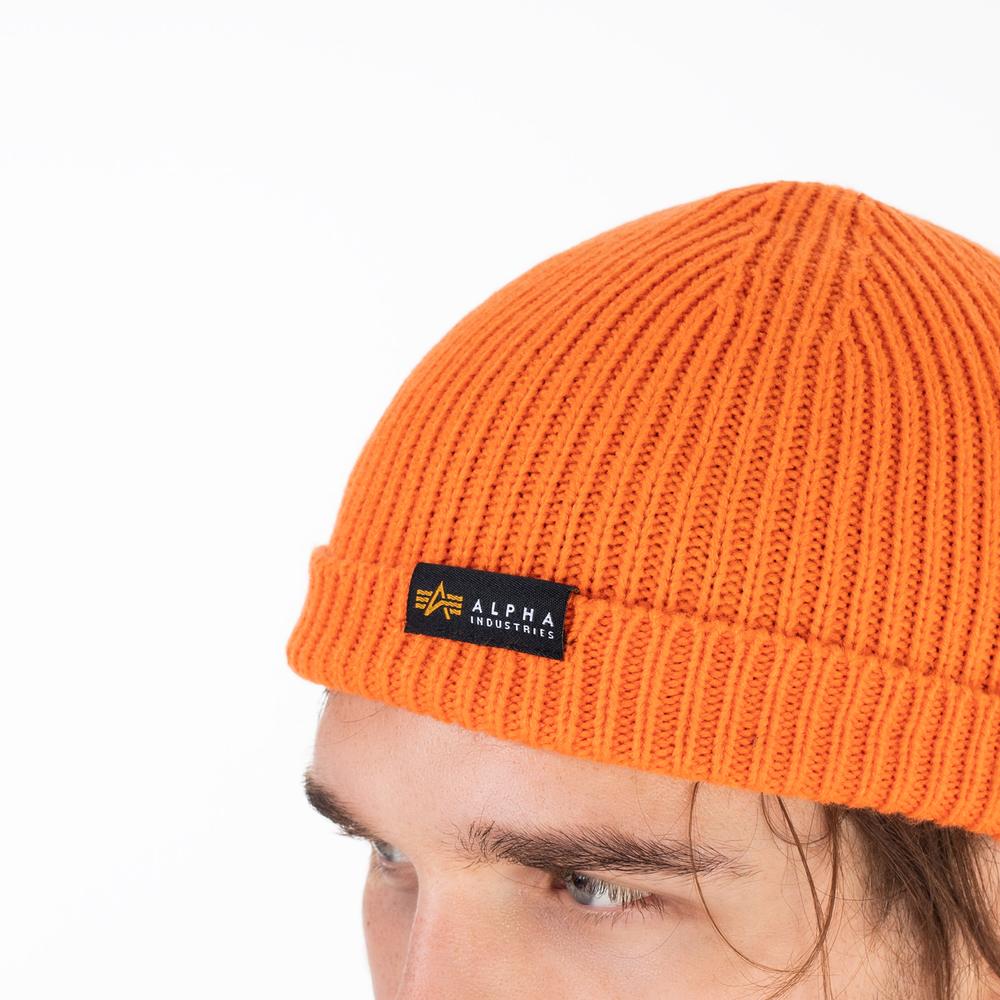 Čiapka Alpha Industries Dockers Beanie 138905429 - pomarančové