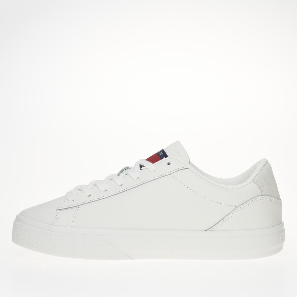 Topánky Tommy Jeans Cupsole Sneakers Ess EN0EN02508-YBL - biele