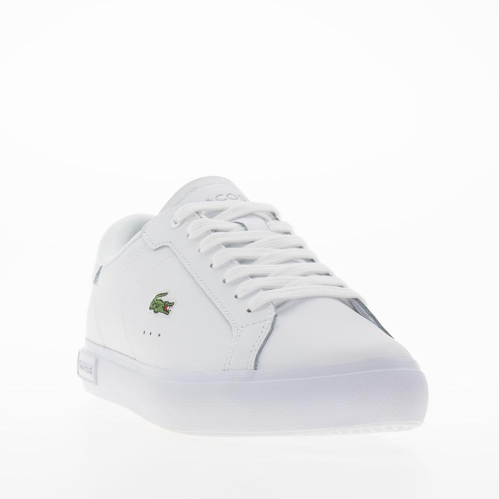 Topánky Lacoste Powercourt 125 2 SFA 749SFA0086-21G - biele