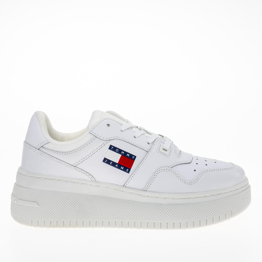 Topánky Tommy Hilfiger TJW Retro Basket Flatform Ess EN0EN02506-YBS - biele