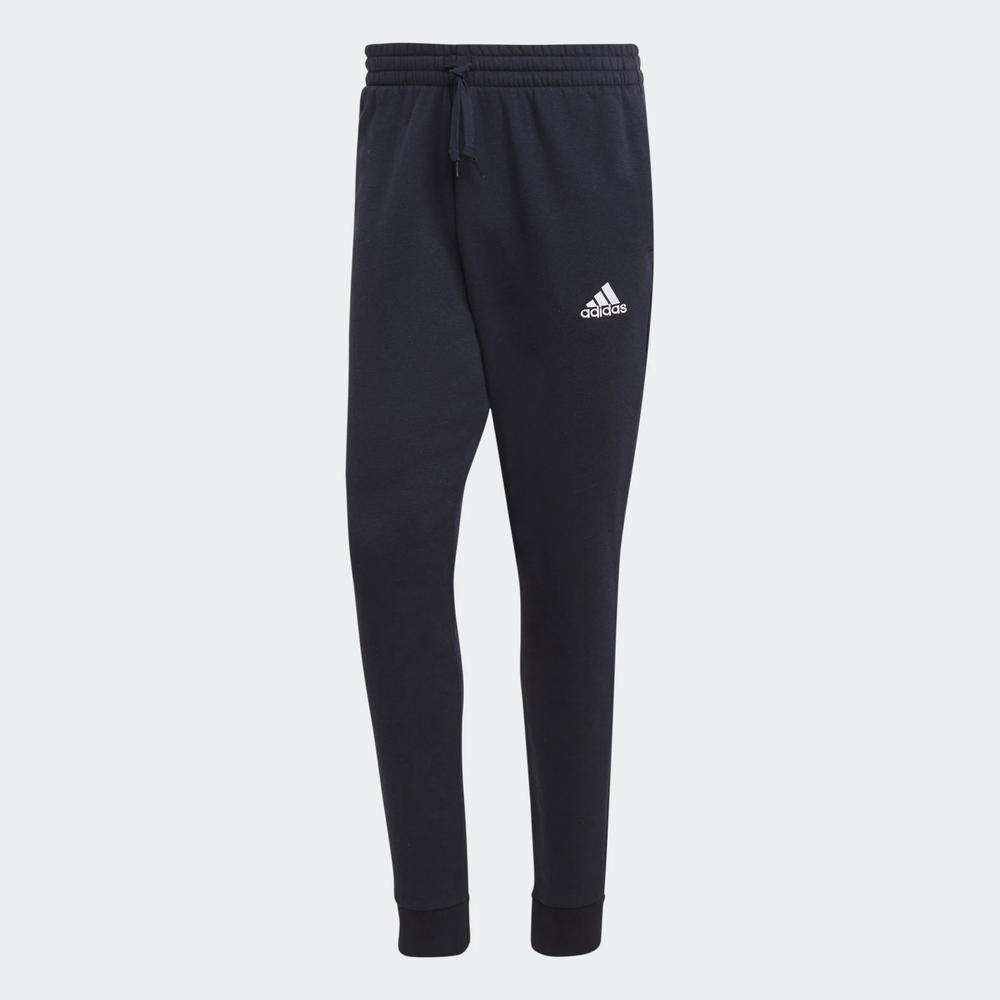 adidas Essentials Fleece Regular Fit Tapered Cuff H33664 - tmavomodré
