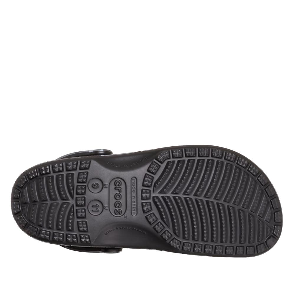 Pánske klapky Crocs Classic Camouflage Clog 211936-0DD - šedý