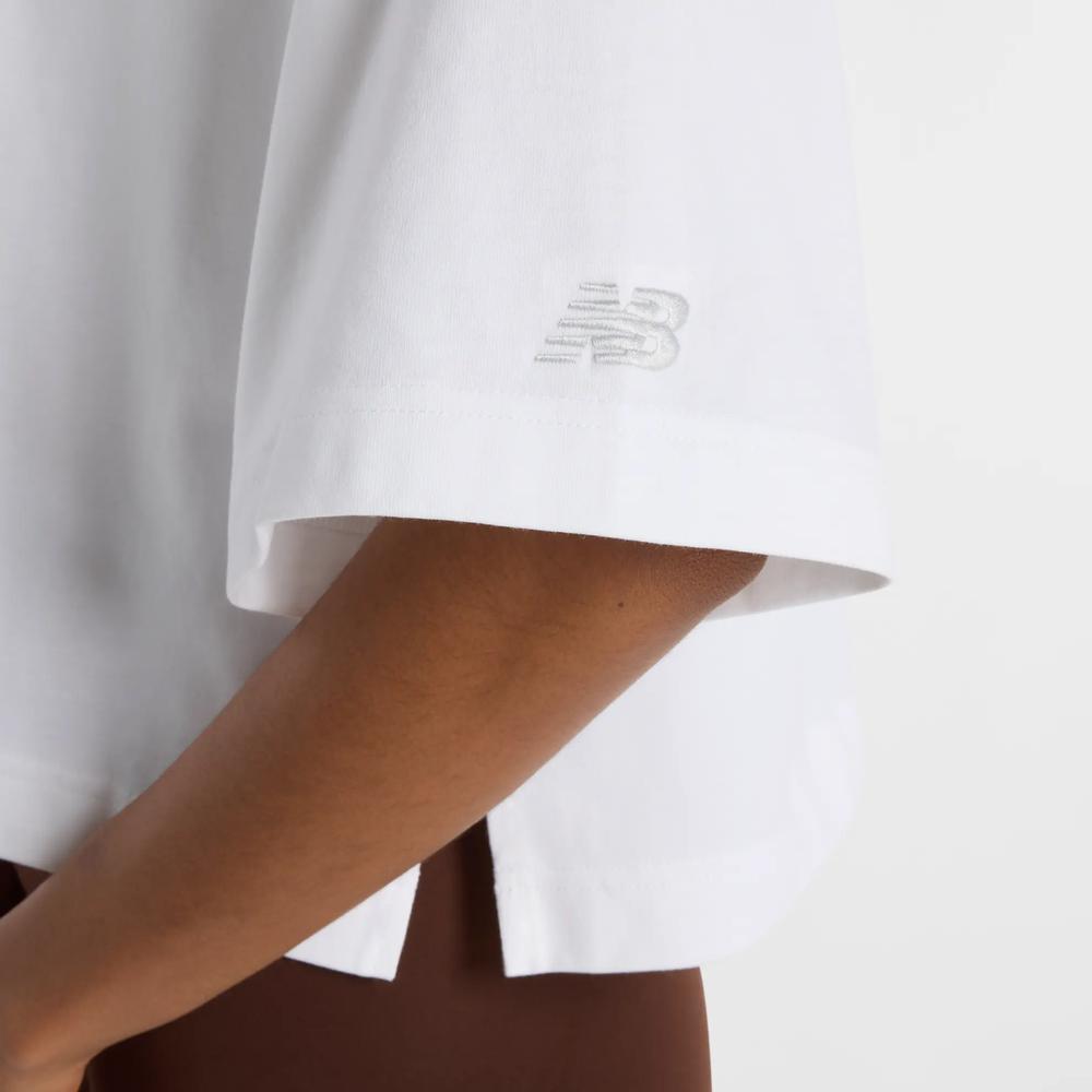 Dámske tričko New Balance WT61371RWT - biele