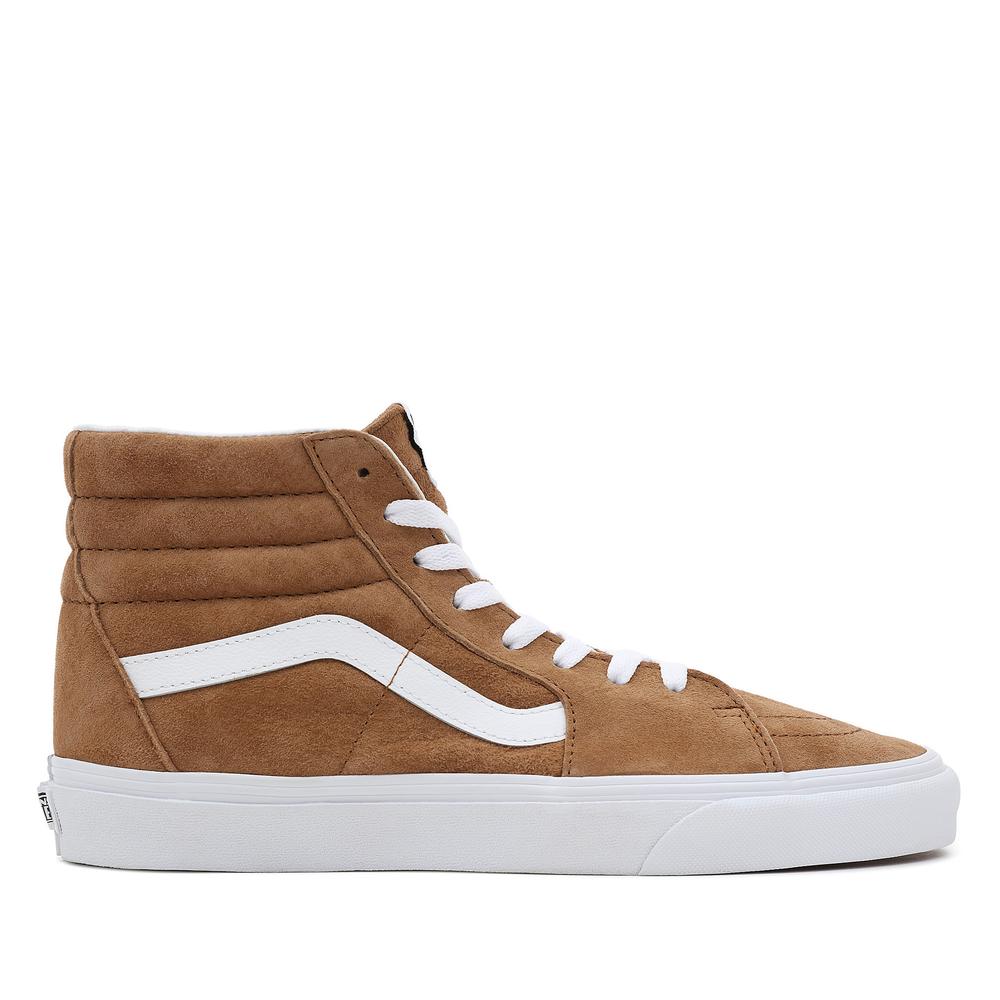 Topánky Vans Pig Suede Sk8-Hi VN0005U9TBN1 - hnedé