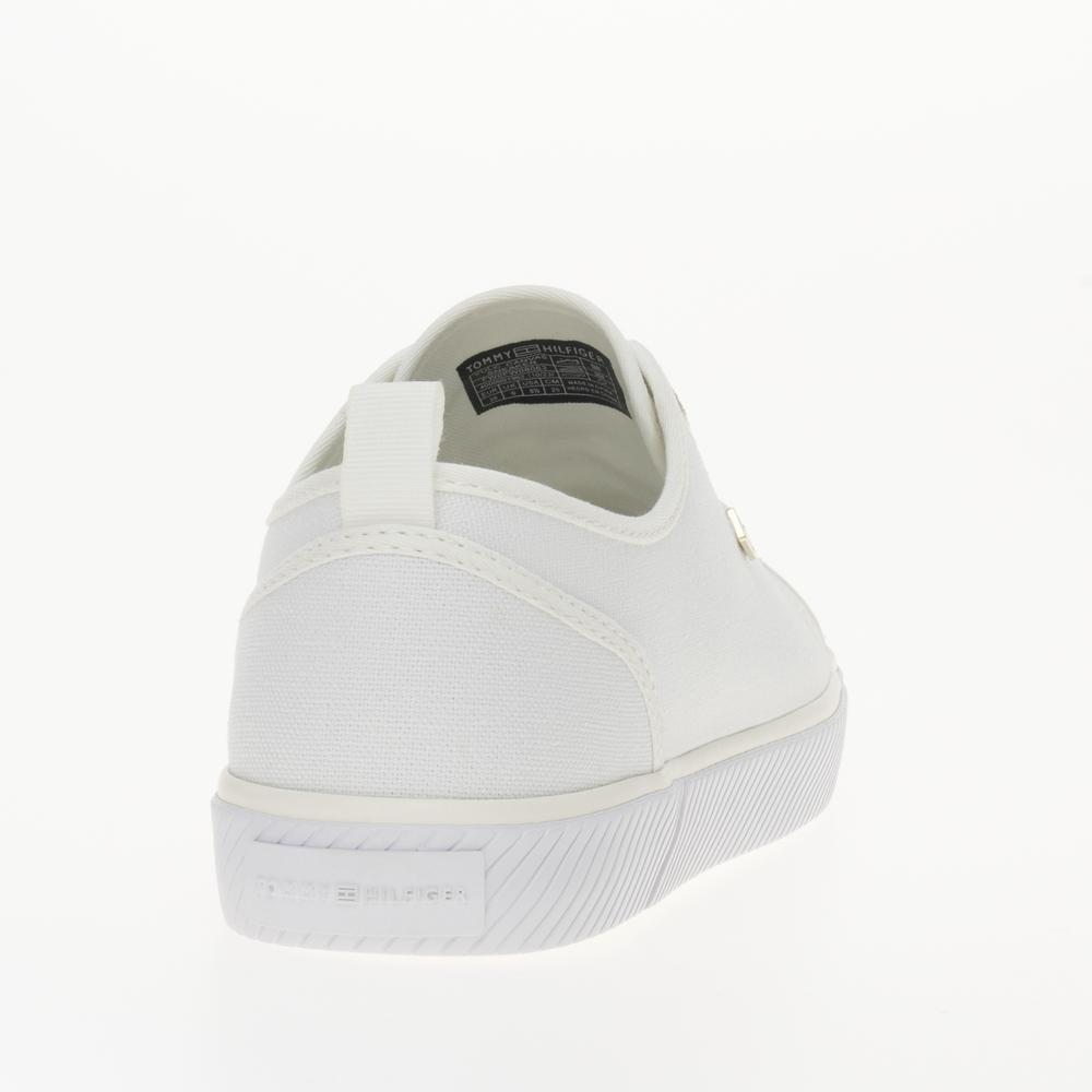 Topánky Tommy Hilfiger Vulc Canvas FW0FW08063-YBS - biele
