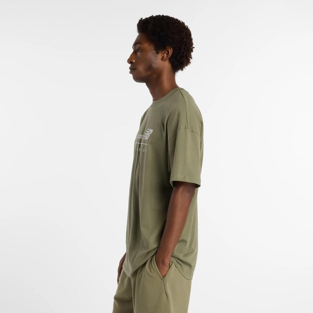 Pánske tričko New Balance MT53525DEK - zelené