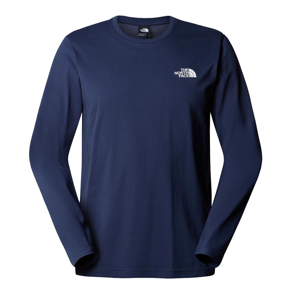 Tričko The North Face Simple Dome 0A87QN8K21 - tmavomodré