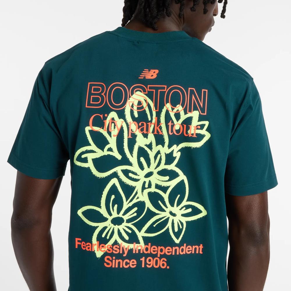 Pánske tričko New Balance MT61T0QMAAV - zelené