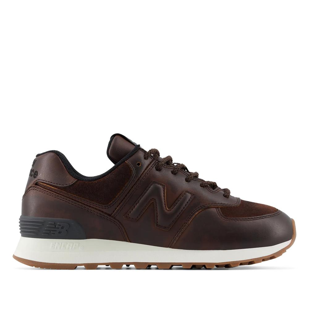 Dámske topánky New Balance W574HM - hnedé