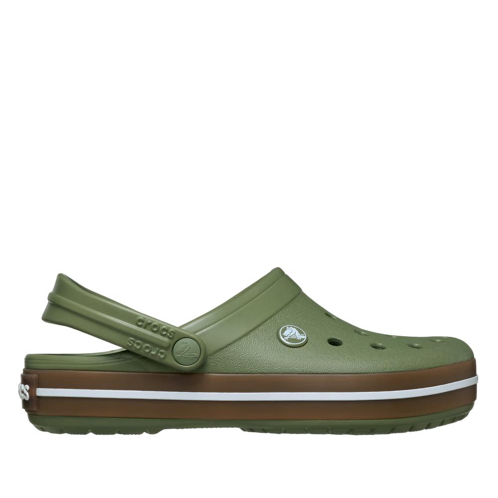 Klapky pánske Crocs Crocband Gum Clog 212756-3BX - zelené