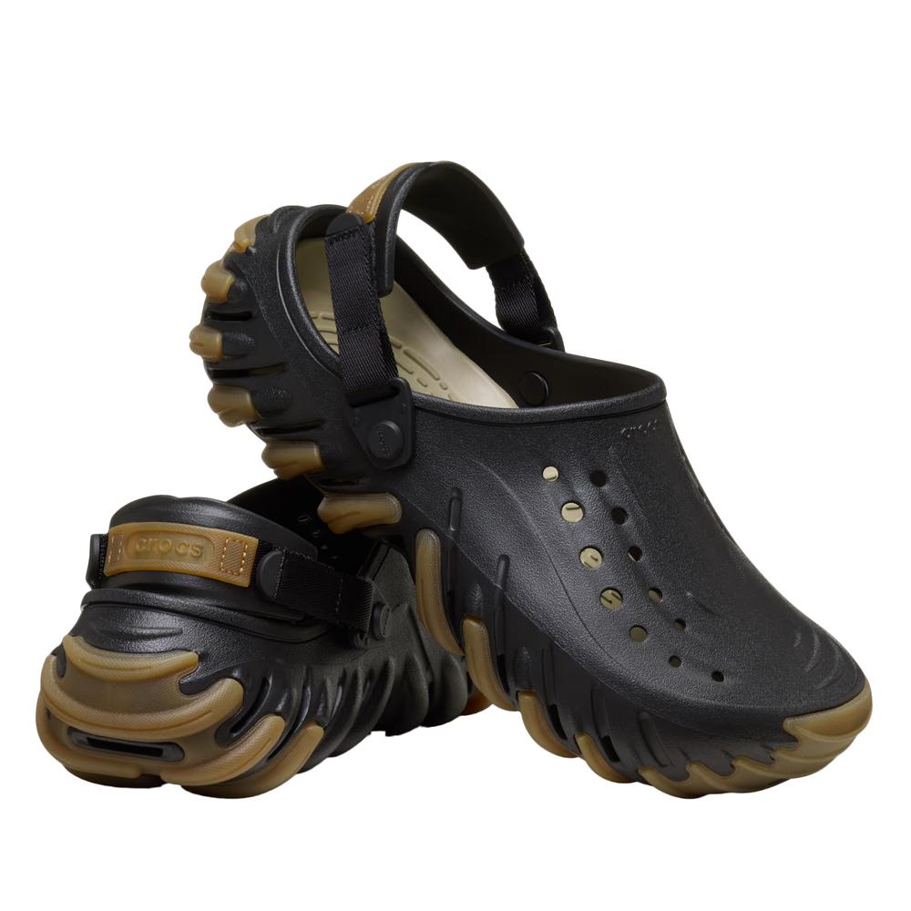 Unisex klapky Crocs Echo Gum RO Clog 211675-001 - čierne